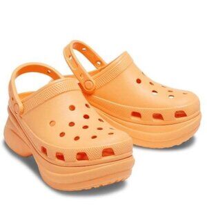 Crocs Bae Platform Shoes Orange